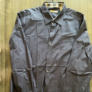 XL dark blue Burberry men’s dress shirt